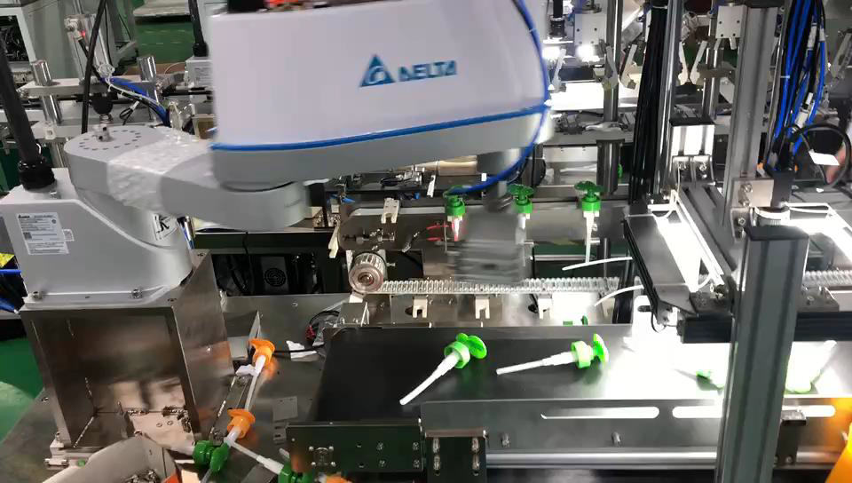 臺達機器人日用品快遞分揀