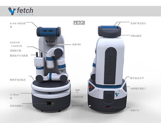 Fetch 復合移動機器人