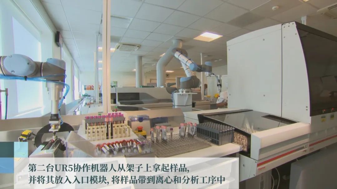 哥本哈根大學醫院已部署兩臺UR5機器人這些機器人每天能處理3,000個血樣