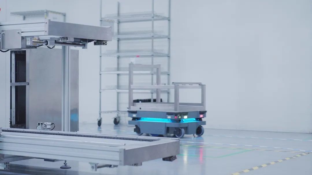 MiR250移動機器人在精博電子公司應用