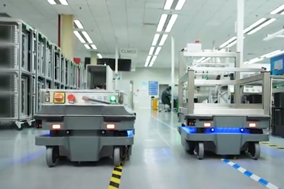MiR250移動機器人在精博電子公司應用
