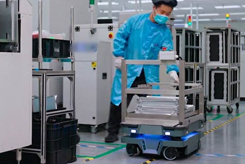 MiR250移動機器人在精博電子公司應用